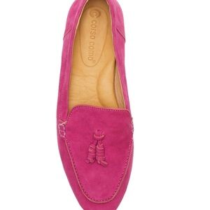 CC Corso Como® Birgitta Suede Leather Loafer Flat with Tassels Size 9